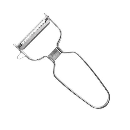 Stainless Steel Vegetable Peeler & Slicer – Portable Fruit Peeler with Potato Eye Remover
