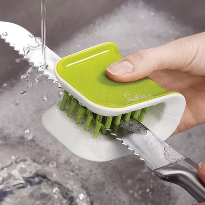 U-Shaped Knife Cleaner Brush | Safe & Easy Blade Cleaning