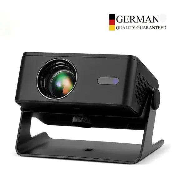 Mini Smart Projector Android 13 with WiFi 6 & Bluetooth 5.0 – 720P Native, 4K Support, Auto Keystone, Portable Home Theater | Luxora