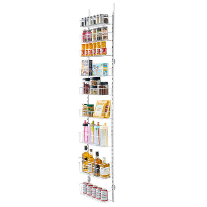 9-Tier Over The Door Pantry Organizer – Adjustable Hanging Storage Rack for Kitchen & Home