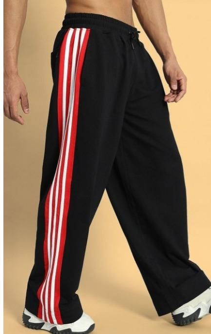 Striped Men Relaced Fit Track Pant
