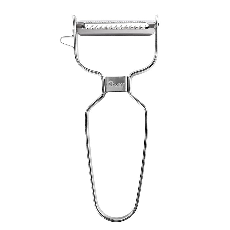 Stainless Steel Vegetable Peeler & Slicer – Portable Fruit Peeler with Potato Eye Remover