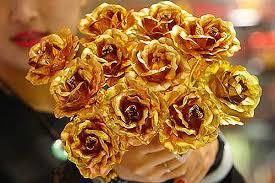 24K Gold Rose Gift Box