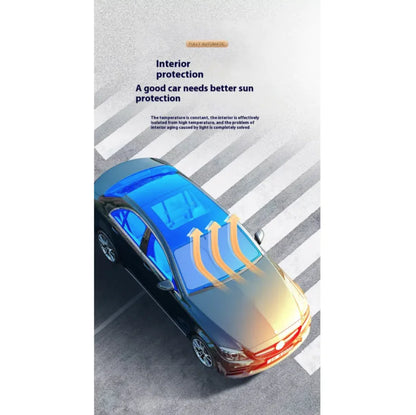 Summer Car Windshield Sunshade with Heat Insulation