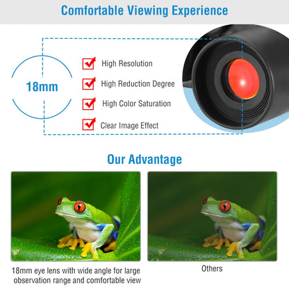 HD Night Vision Binoculars – Low Light FMC Lens for Bird Watching, Hunting & Outdoor Adventures